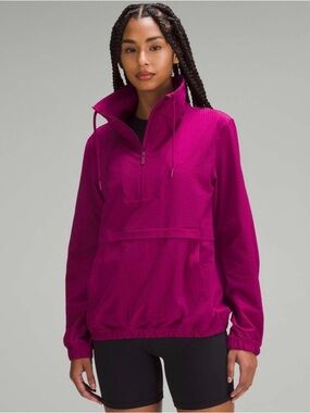 lululemon athletica Pack Lite Magenta Half-Zip Jacket